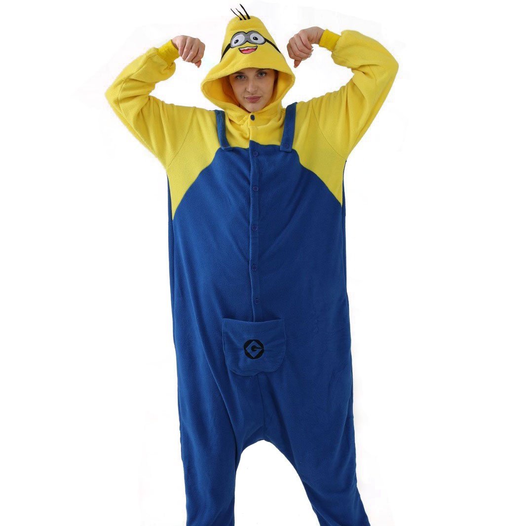 BuyDespicable Me Minions Group Onesies Costume kigurumi Onesies Party For Adult Now Cheaper With 3 - 5 Days Ship - PajamasBuy