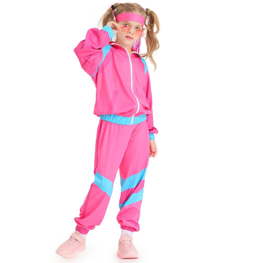 BuyDisco 80S Costume Outfits Dance Set Hip Hop Modern Jazz Team Performance Kids Now Cheaper With 3 - 5 Days Ship - PajamasBuy