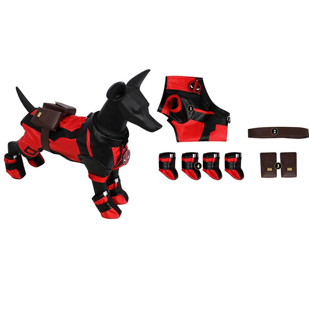 BuyDog Deadpool Costume Dog Pool Costumes Now Cheaper With 3 - 5 Days Ship - PajamasBuy