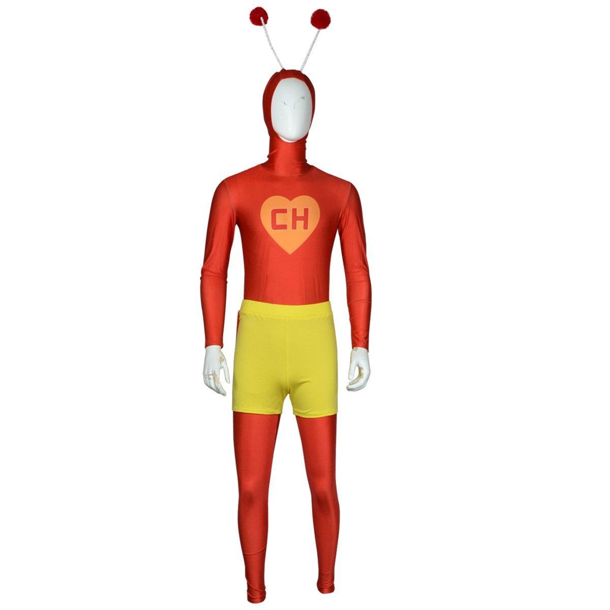 El Chapul¡§an Colorado Cosplay Costume Chespirito4 The Red Grasshopper - Pajamasbuy