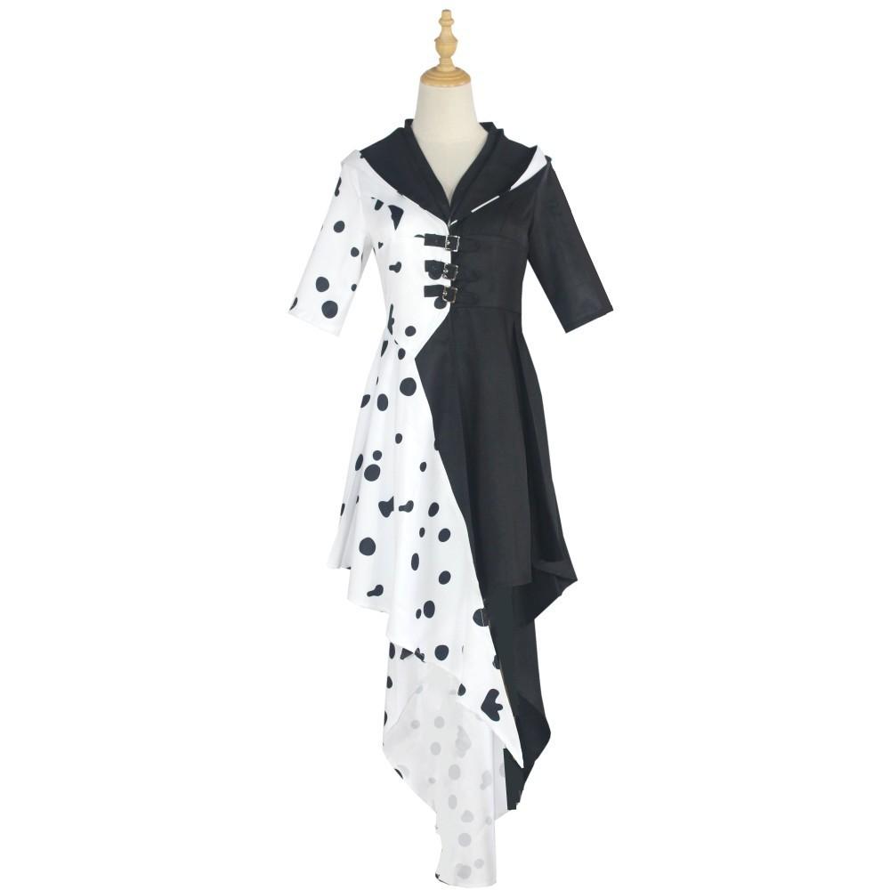 BuyEvil Madame Costume Cruella De Vil cosplay dress 101 Dalmatians Now Cheaper With 3 - 5 Days Ship - PajamasBuy