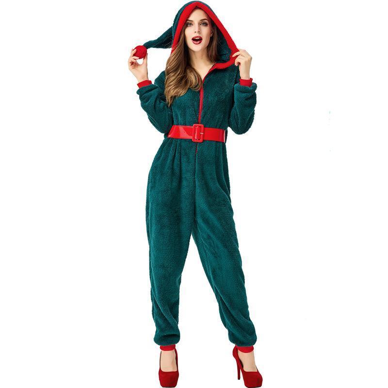 BuyFamily Matching Tree Onesies Green Hooded One - Piece Pajamas Now Cheaper With 3 - 5 Days Ship - PajamasBuy