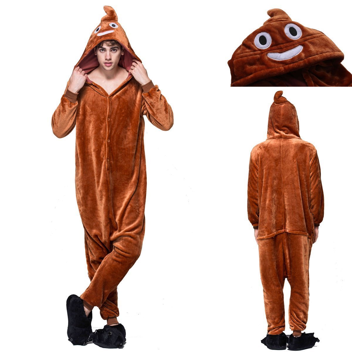 BuyFeces Stool Kigurumi Onesie Pajamas Cosplay Costume Now Cheaper With 3 - 5 Days Ship - PajamasBuy