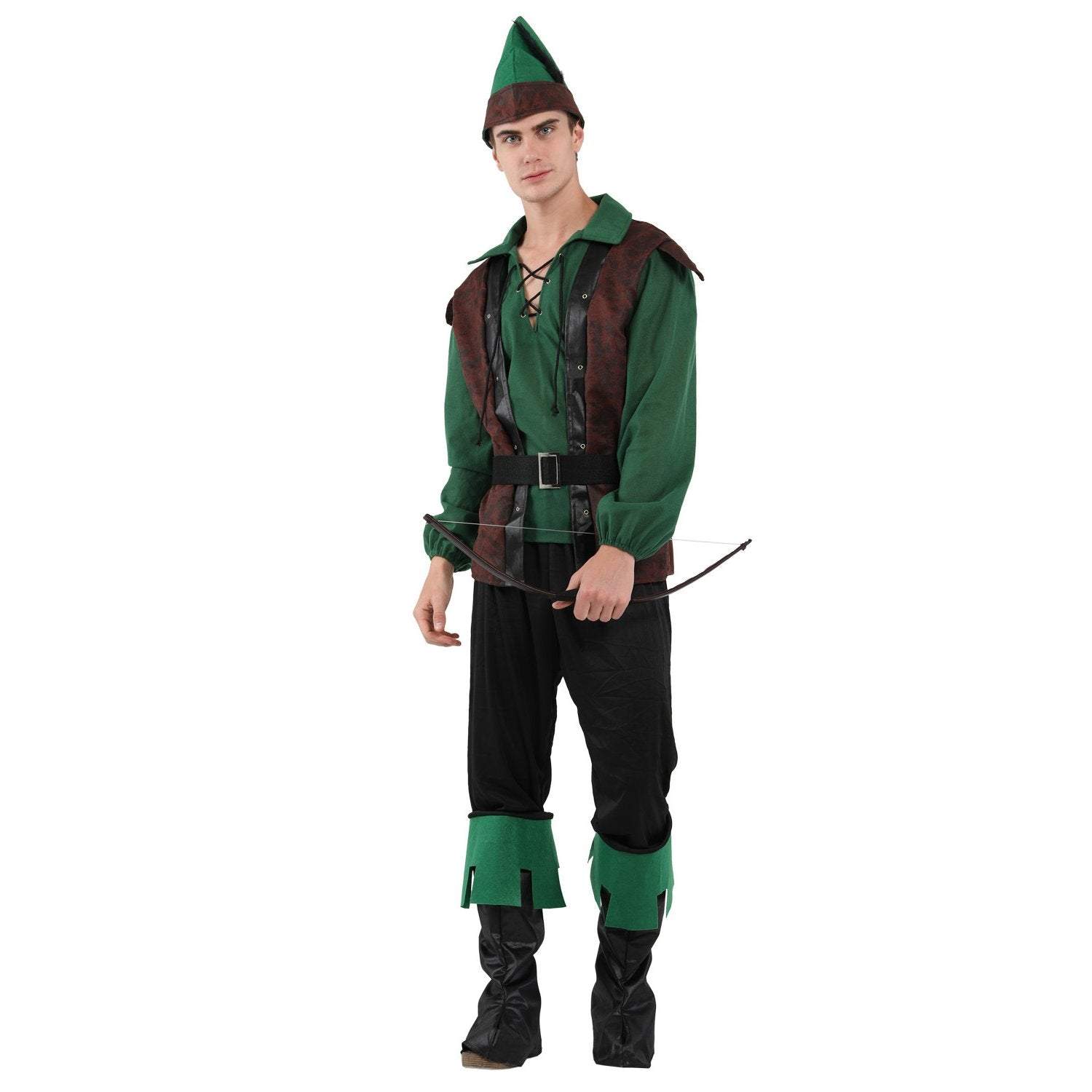 BuyForest Prince Costumes for Men Halloween Adult Hunter Cosplay Set Green Outfit Now Cheaper With 3 - 5 Days Ship - PajamasBuy