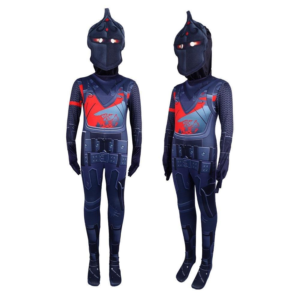 Fortnite Boy Black Knight Costume Jumpsuit for Kids - Pajamasbuy