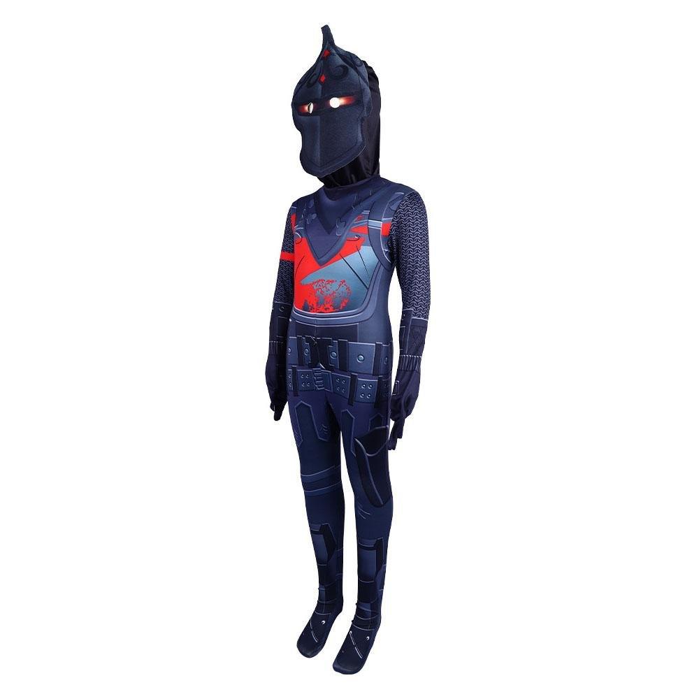 Fortnite Boy Black Knight Costume Jumpsuit for Kids - Pajamasbuy