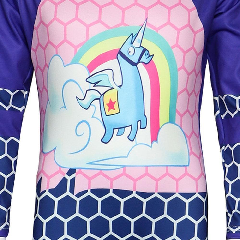 Fortnite Unicorn Costume Jumpsuit for Kids - Pajamasbuy