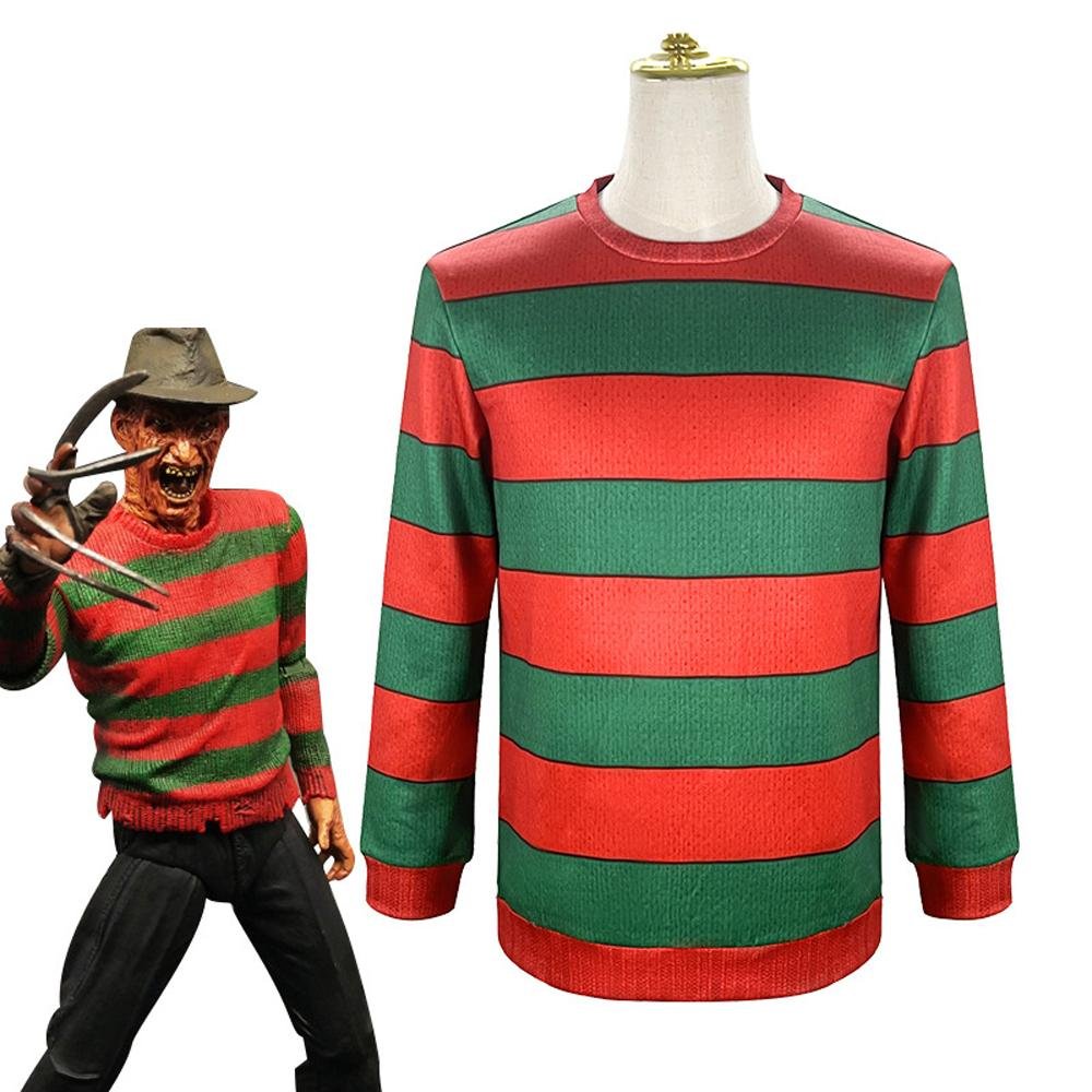 BuyFreddy Krueger A Nightmare on Elm Street Adult Cosplay Costume Outfits Halloween Carnival Suit Now Cheaper With 3 - 5 Days Ship - PajamasBuy