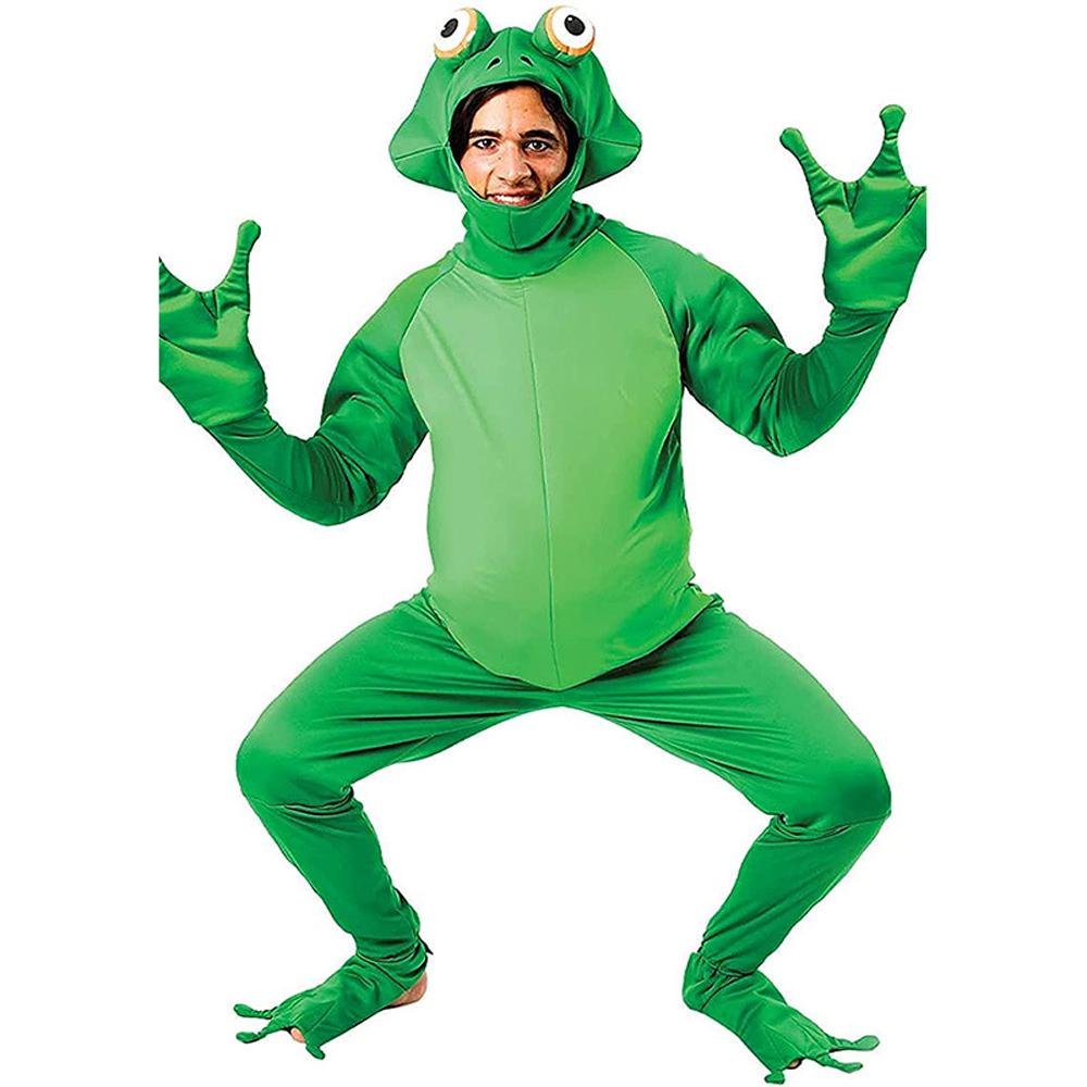 BuyFrog Prince Jumpsuit Adult Animal Stage Party Halloween Costumes Now Cheaper With 3 - 5 Days Ship - PajamasBuy