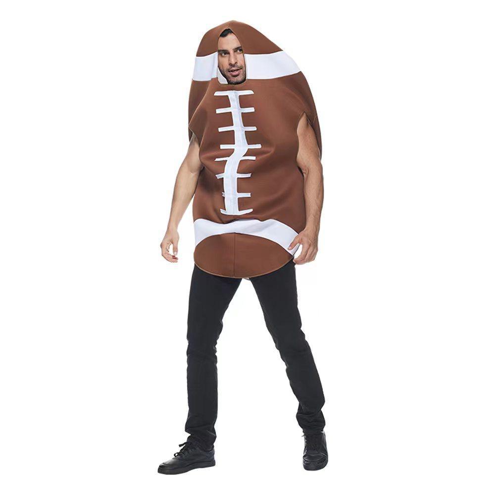 Funny Rugby Sports Equipment Halloween Carnival Suit Cosplay Costume For Adults - Pajamasbuy