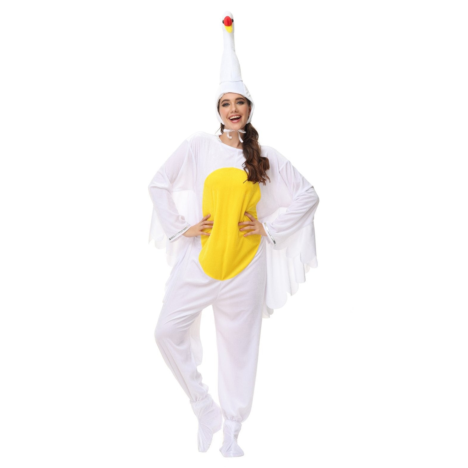 BuyFunny Swan and Parrot Animal Kigurumi Onesies Cosplay Costume Jumpsuit Now Cheaper With 3 - 5 Days Ship - PajamasBuy