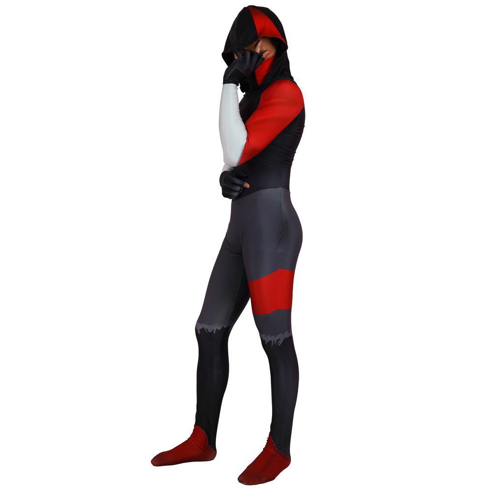 Game Fortnite Ikonik Adult Jumpsuit Outfit Halloween Carnival Suit Cosplay Costume - Pajamasbuy