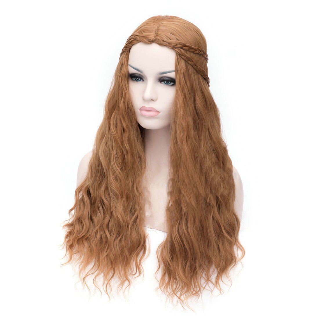 BuyGame of Thrones Cersei Lannister Gold Long Curly Hair Cosplay Wig Now Cheaper With 3 - 5 Days Ship - PajamasBuy