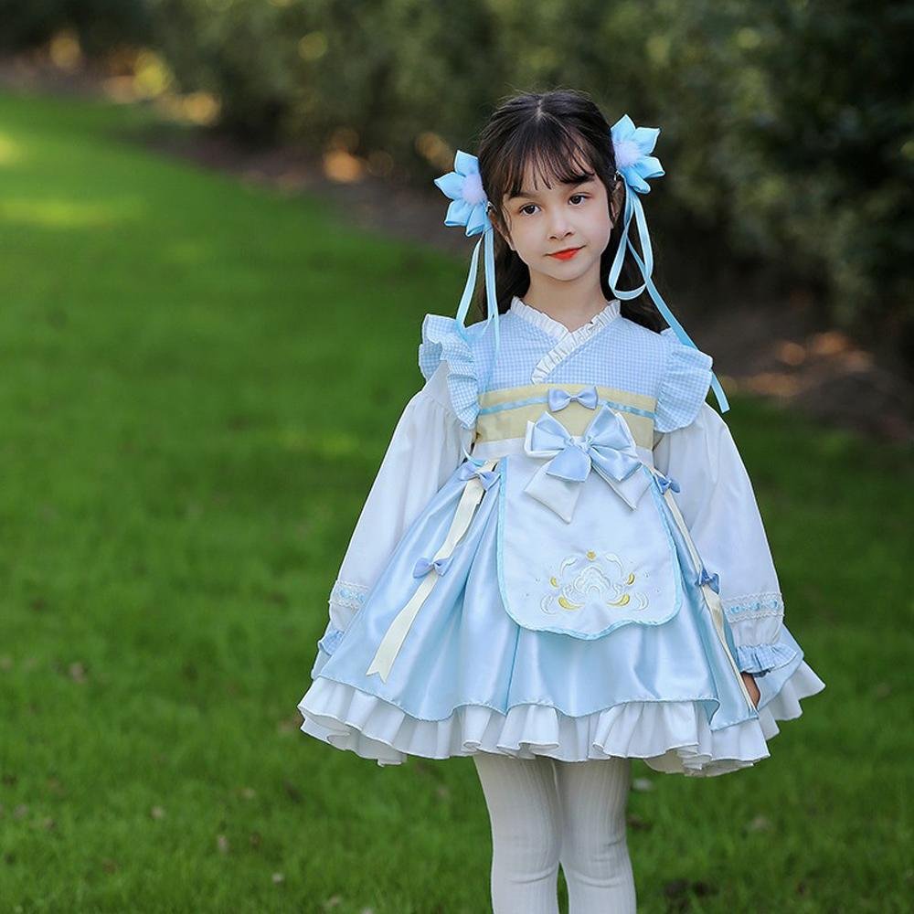 BuyGirls Lolita Dress National Style Hanfu Children's Princess Dress Costumes Party Now Cheaper With 3 - 5 Days Ship - PajamasBuy