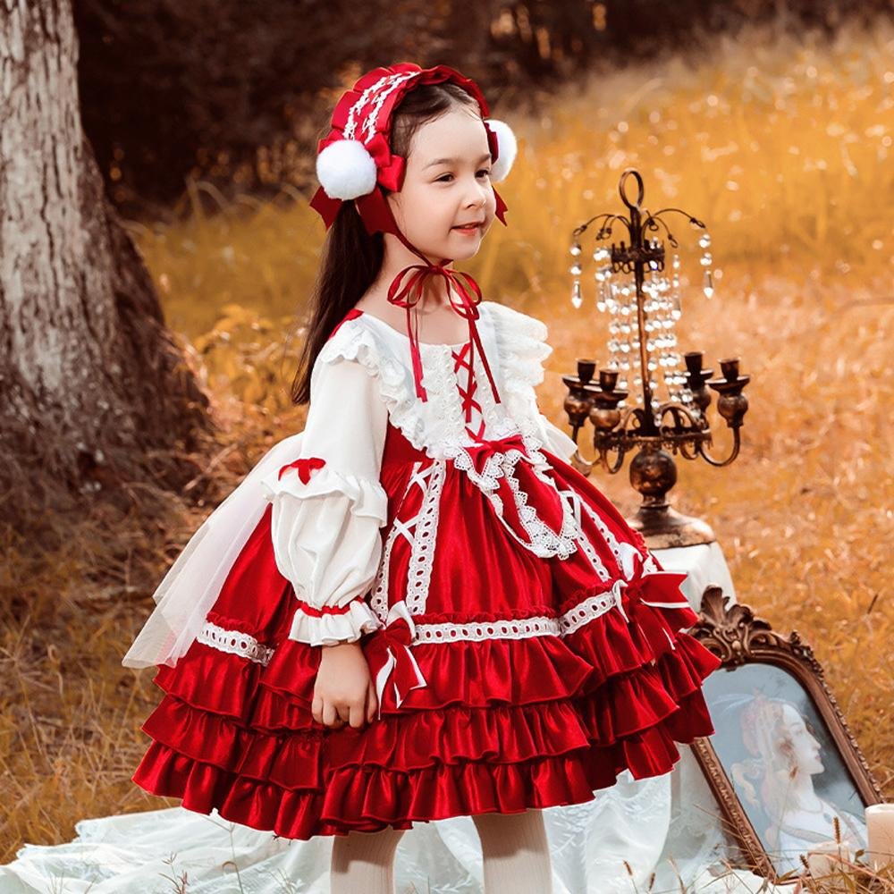 BuyGirls' Lolita princess dress annual Korean velvet Tutu skirt Costumes Party Now Cheaper With 3 - 5 Days Ship - PajamasBuy