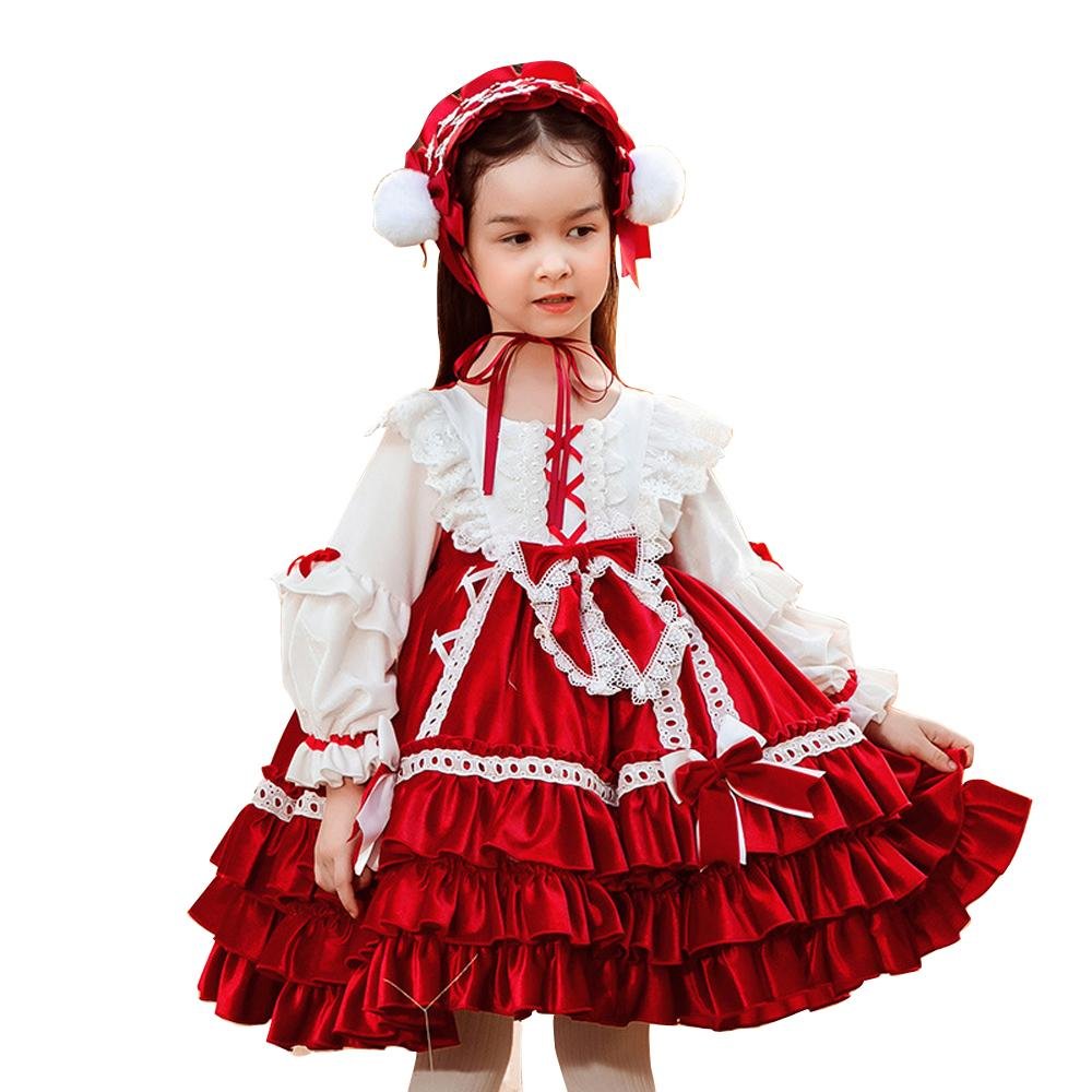 BuyGirls' Lolita princess dress annual Korean velvet Tutu skirt Costumes Party Now Cheaper With 3 - 5 Days Ship - PajamasBuy