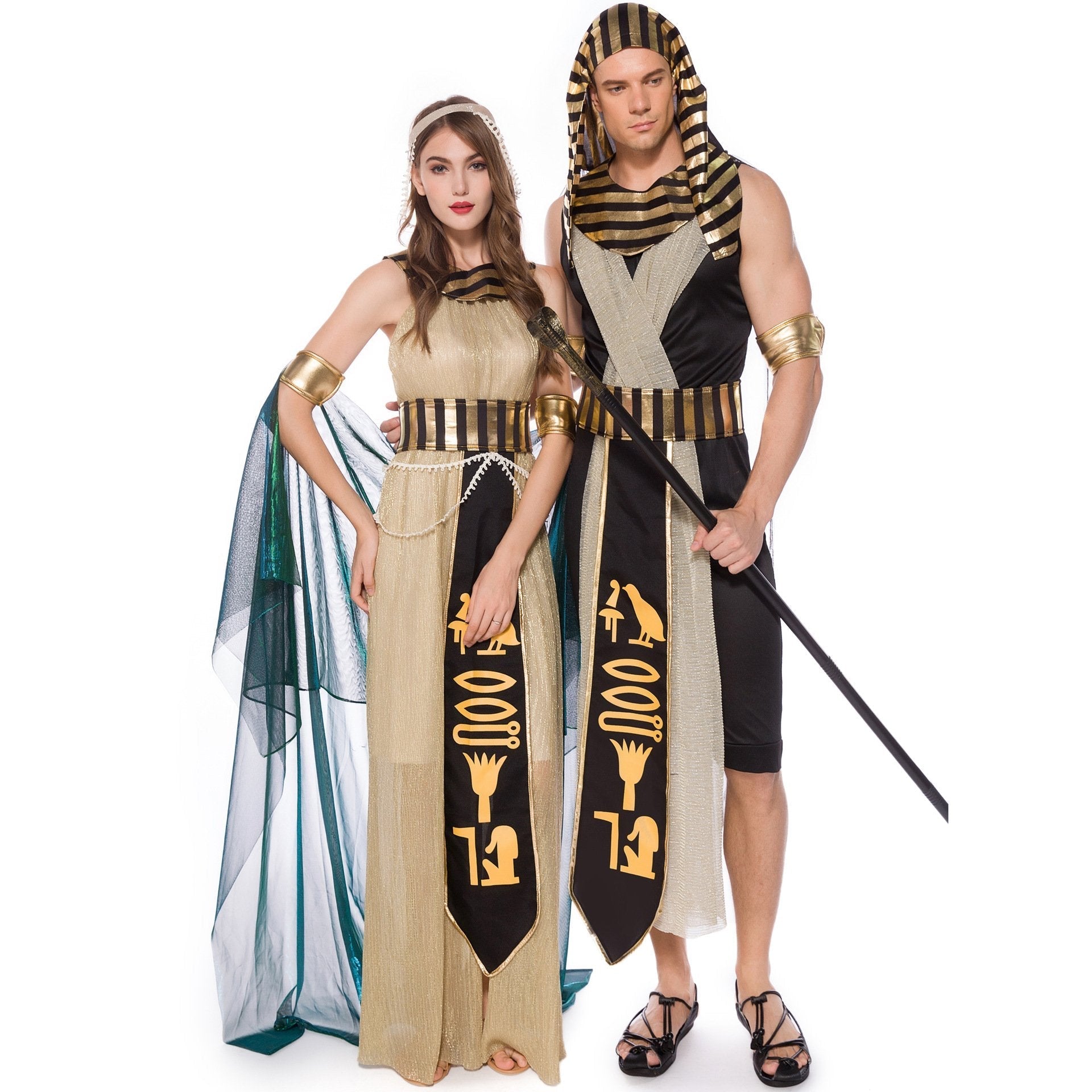 BuyGreek Goddess Prince Couples Costume Halloween Outfits Cosplay Party Carnival Now Cheaper With 3 - 5 Days Ship - PajamasBuy