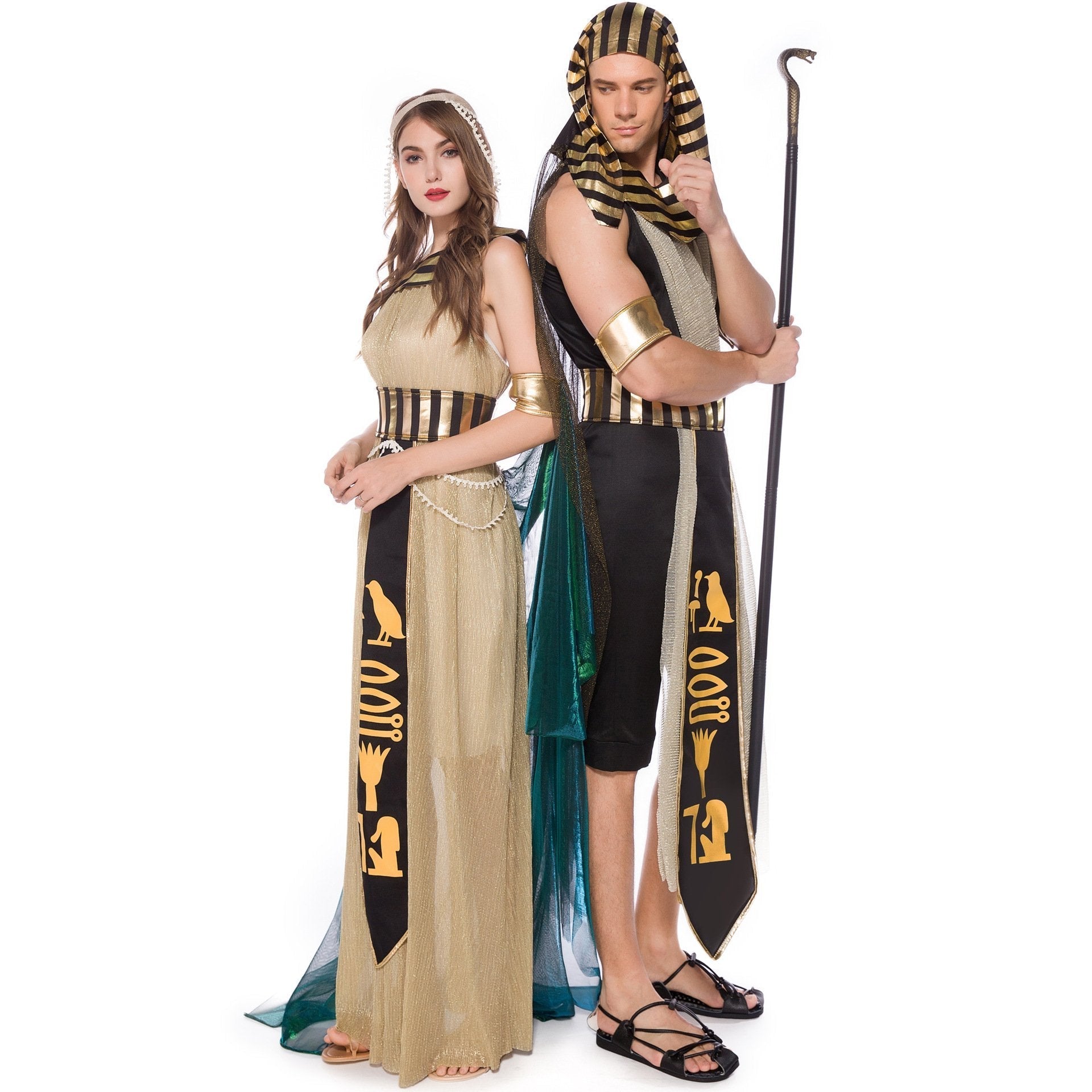 BuyGreek Goddess Prince Couples Costume Halloween Outfits Cosplay Party Carnival Now Cheaper With 3 - 5 Days Ship - PajamasBuy