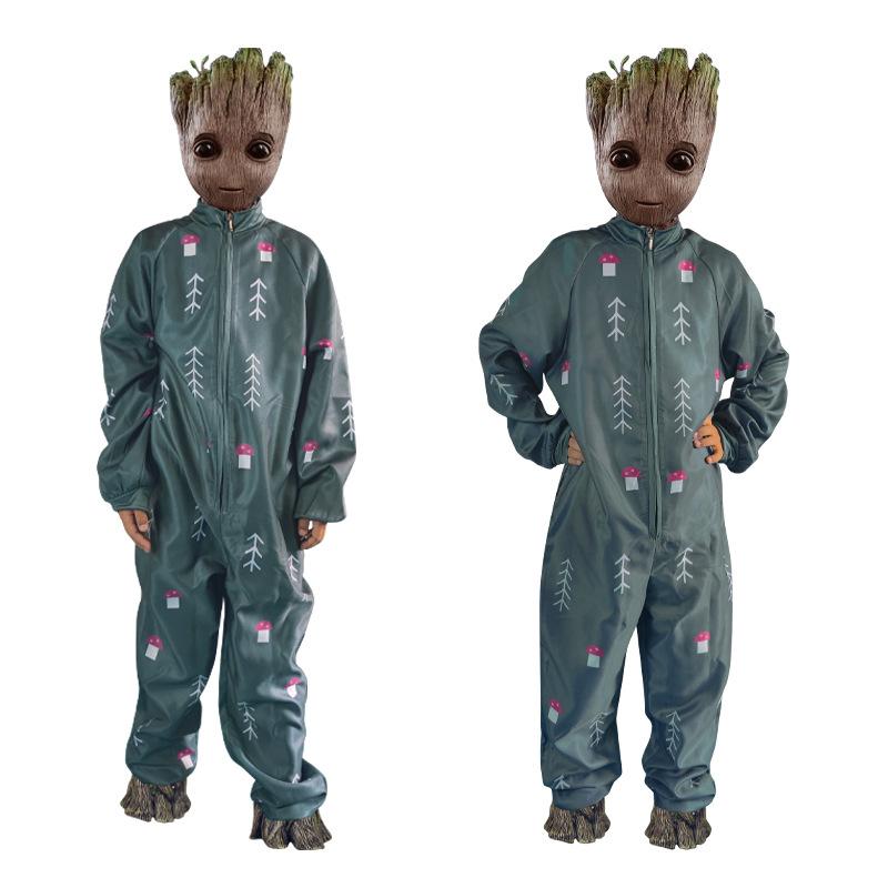 BuyGuardians of the Galaxy Ente Groot jumpsuit Halloween Cosplay Costume Outfits Party Carnival Suit Now Cheaper With 3 - 5 Days Ship - PajamasBuy