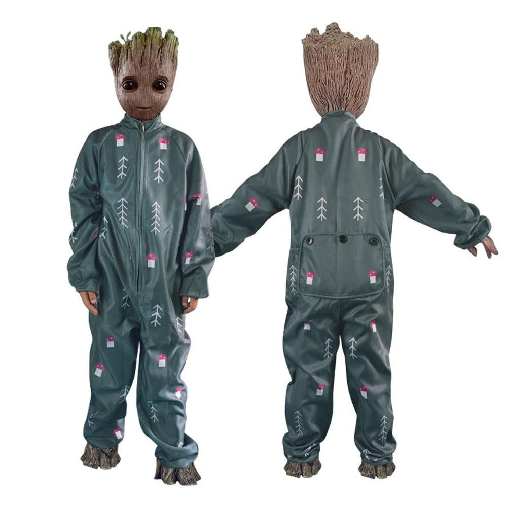 BuyGuardians of the Galaxy Ente Groot jumpsuit Halloween Cosplay Costume Outfits Party Carnival Suit Now Cheaper With 3 - 5 Days Ship - PajamasBuy