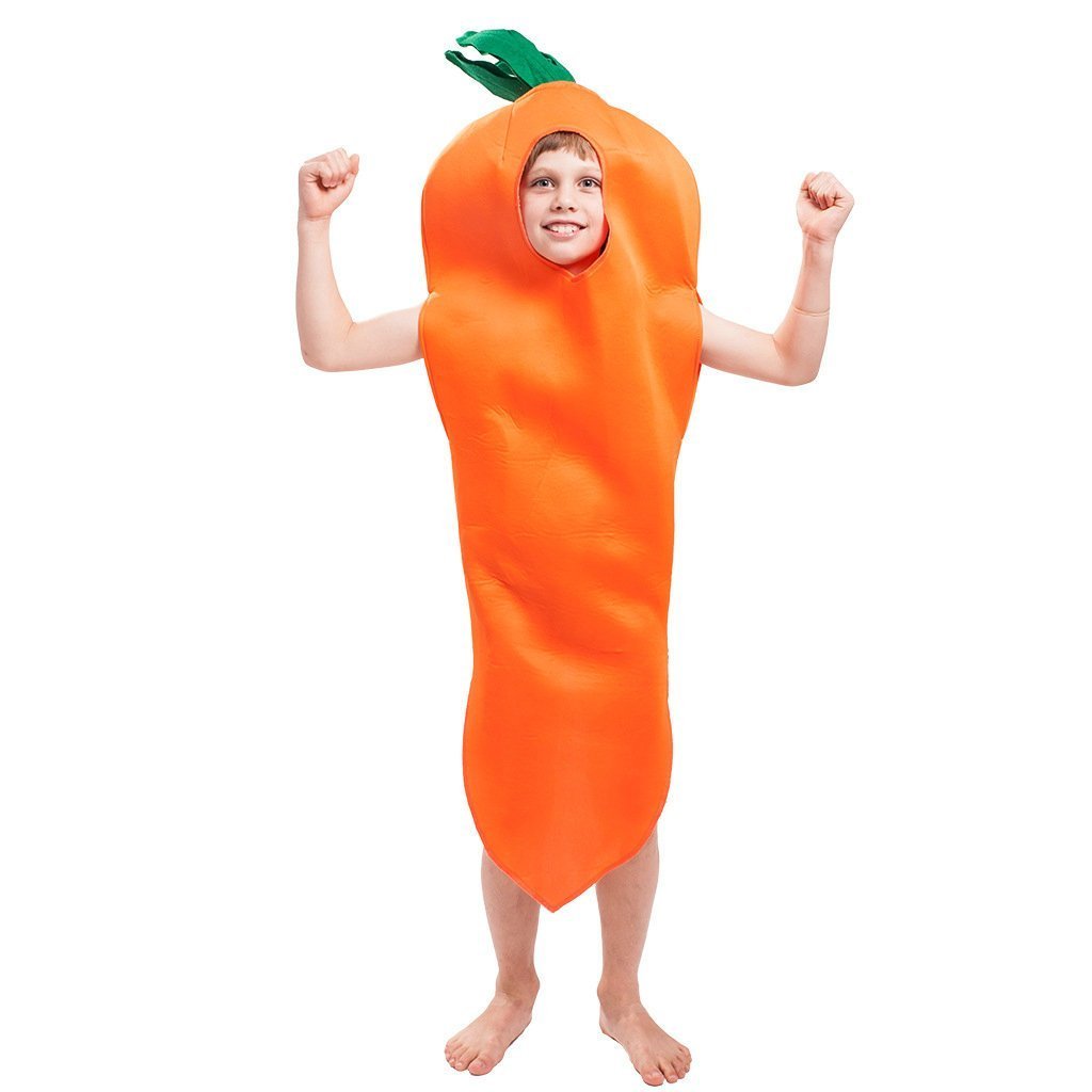 BuyHalloween Carrot Carnival Vegetable Cosplay Christmas Costume for Kids Now Cheaper With 3 - 5 Days Ship - PajamasBuy