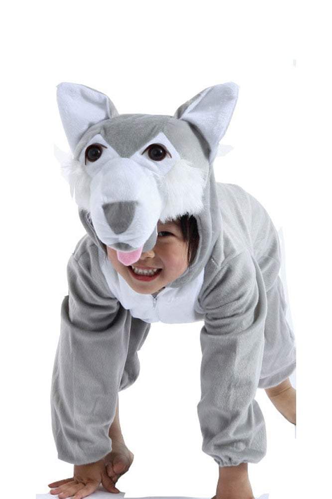 BuyHalloween Child wolf Kids animal kigurumi onesie Costume Now Cheaper With 3 - 5 Days Ship - PajamasBuy