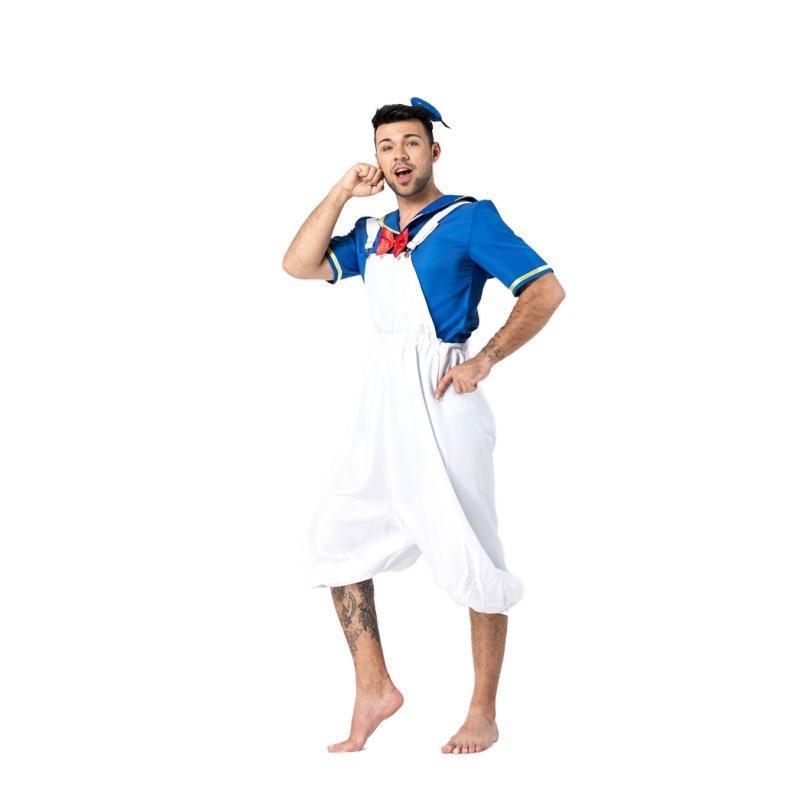 BuyHalloween Sailor Suit Donald Duck Matching Family Cosplay Costume Now Cheaper With 3 - 5 Days Ship - PajamasBuy