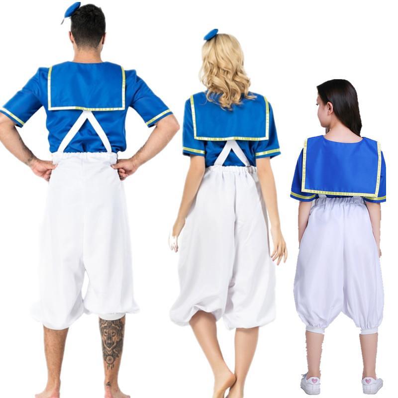 BuyHalloween Sailor Suit Donald Duck Matching Family Cosplay Costume Now Cheaper With 3 - 5 Days Ship - PajamasBuy