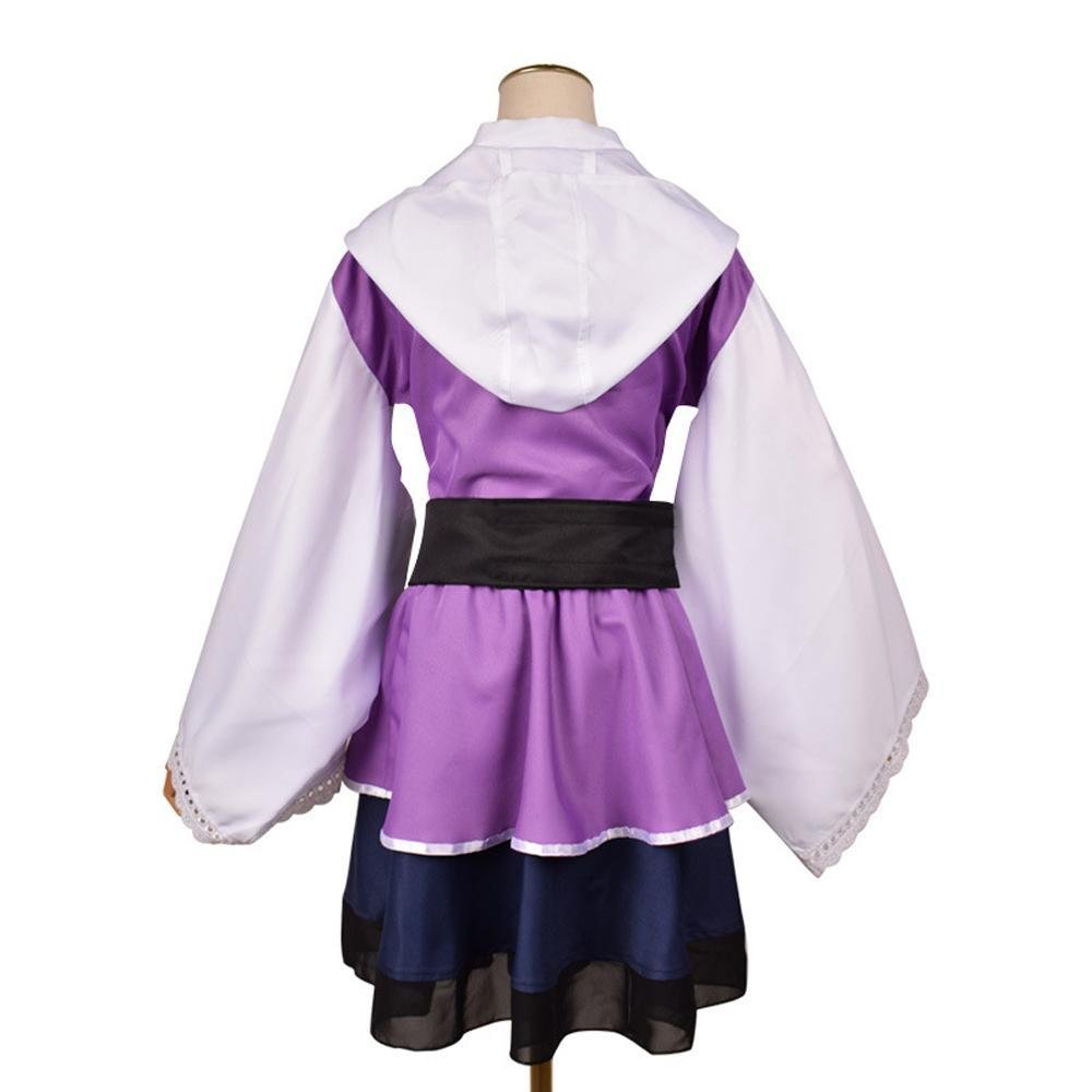 BuyHyuga Hinata Cosplay Hokage Costume Anime Cos Halloween Lolita Kimono Dress Purple Hooded Skirt for Girls Now Cheaper With 3 - 5 Days Ship - PajamasBuy