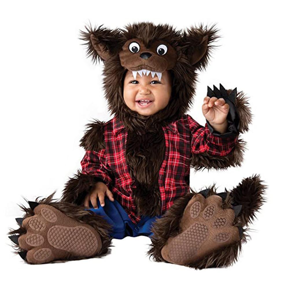 Infant Baby Big bad wolf Romper Kigurumi Toddler Anime Costume - Pajamasbuy