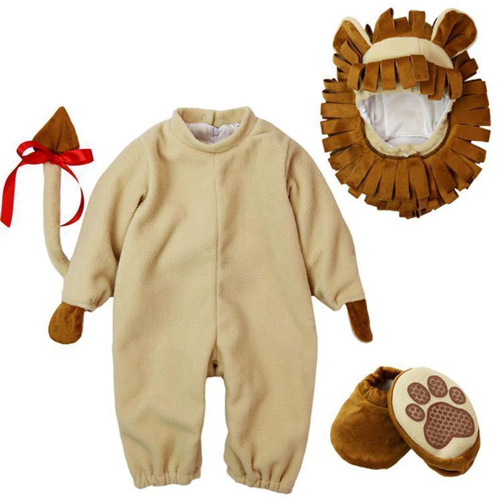 Infant Baby Lion Romper Kigurumi Toddler Anime Costume - Pajamasbuy