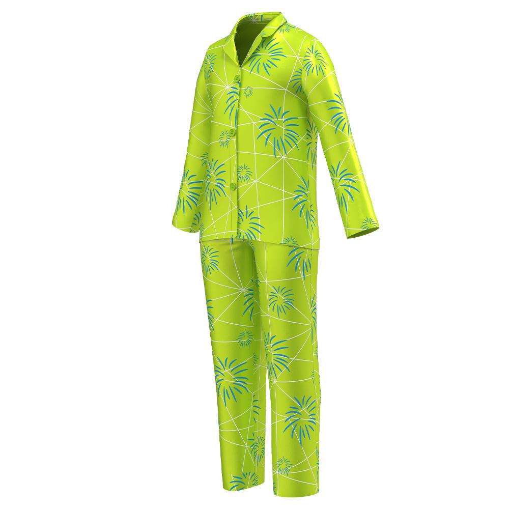 Buyinside out 2 costumes Summer ice silk pajamas Home Wear Now Cheaper With 3 - 5 Days Ship - PajamasBuy