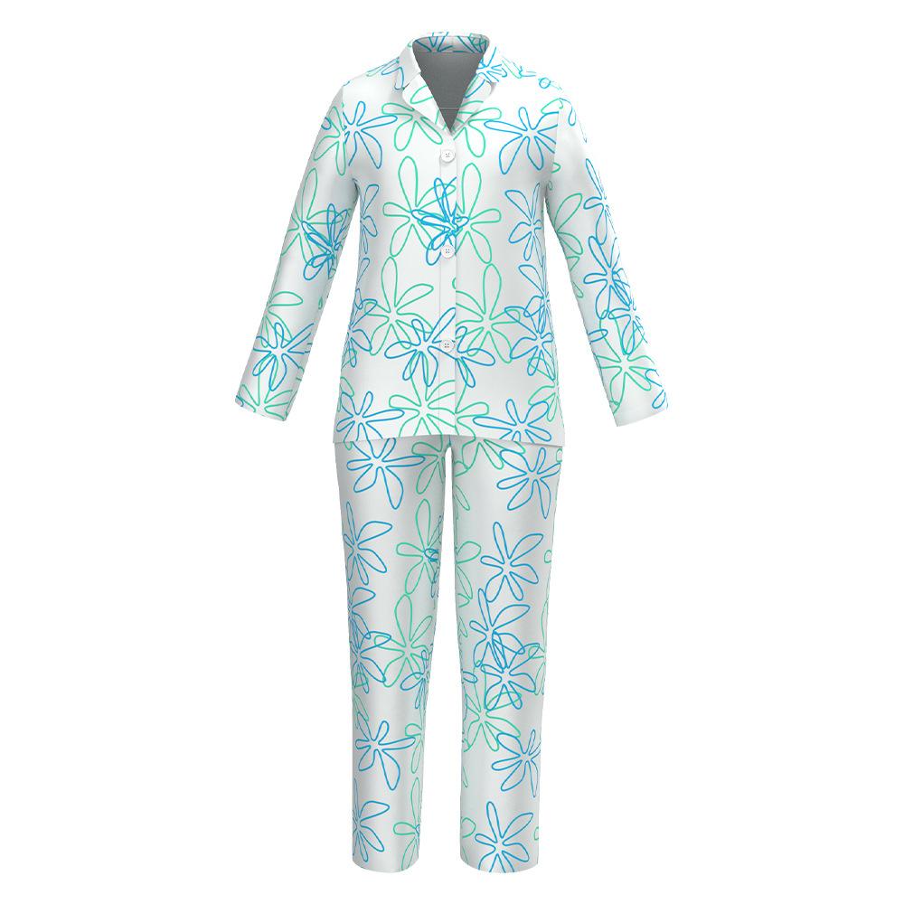 Buyinside out 2 costumes Summer ice silk pajamas Home Wear Now Cheaper With 3 - 5 Days Ship - PajamasBuy