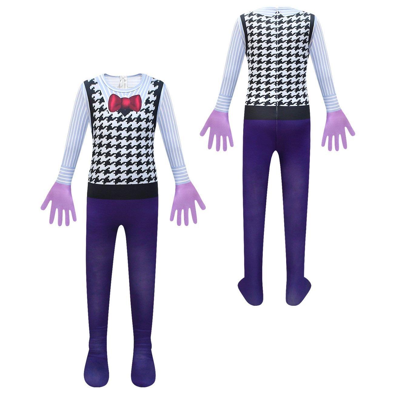 Inside Out Fear Cosplay Jumpsuit for Boys Kids' Zentai Costume - Pajamasbuy