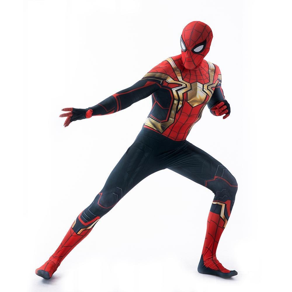 BuyIron Spider - Man No Way Home Peter Benjamin Parker Costume Cosplay Jumpsuit Halloween Now Cheaper With 3 - 5 Days Ship - PajamasBuy