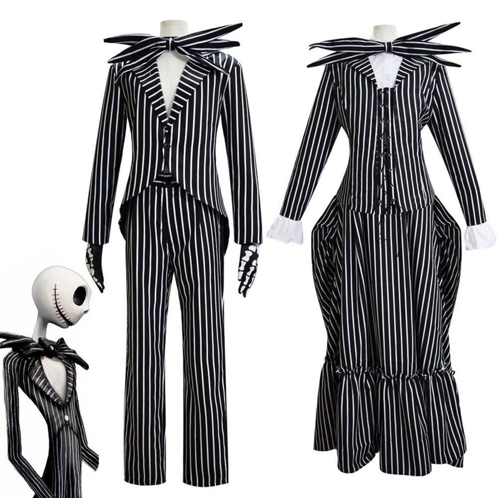 Jack Skellington Couples Costume Nightmare Before Christmas For Women Men - Pajamasbuy