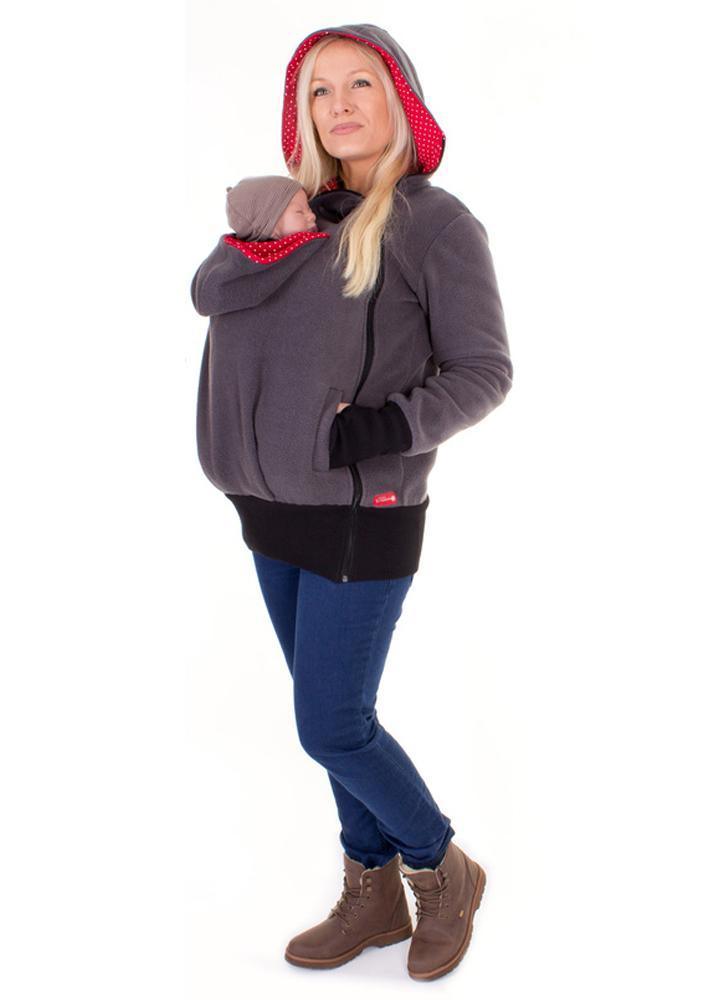 Kangaroo Mom Baby Carrier Hoodie Coat Jacket Pet Bag - Pajamasbuy