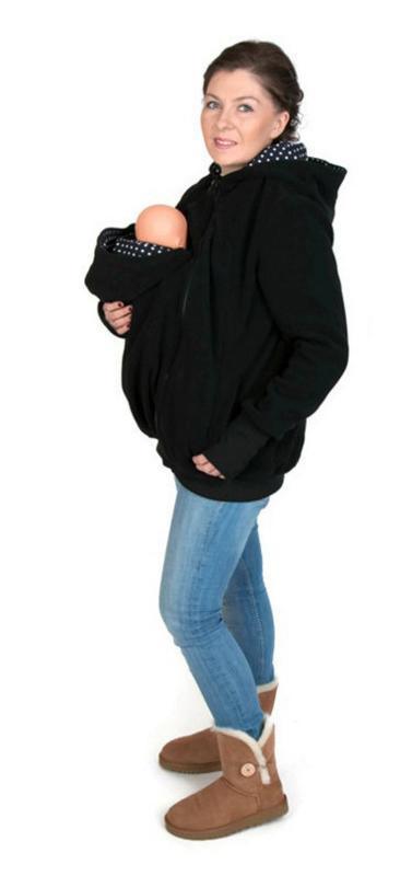 Kangaroo Mom Baby Carrier Hoodie Coat Jacket Pet Bag - Pajamasbuy