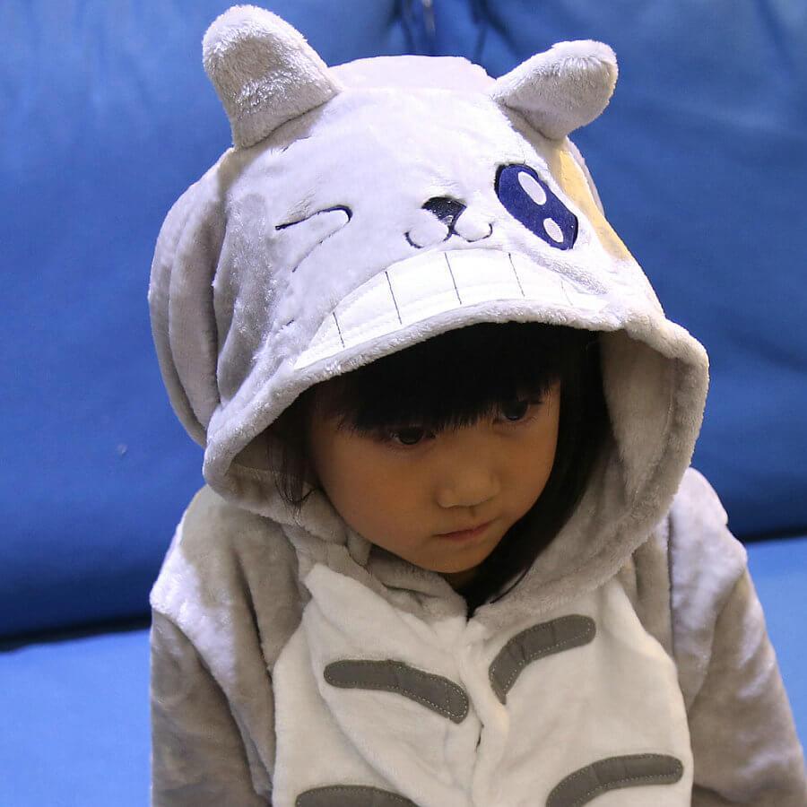 BuyKid Onesies Hoodie Blink Totoro Animal Kigurumi Pajamas Now Cheaper With 3 - 5 Days Ship - PajamasBuy