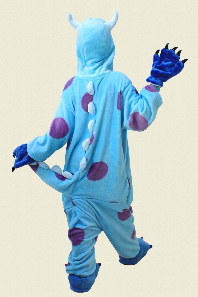 BuyKid Sully Monster Inc Onesie Animal Pajamas Kigurumi Costume Now Cheaper With 3 - 5 Days Ship - PajamasBuy