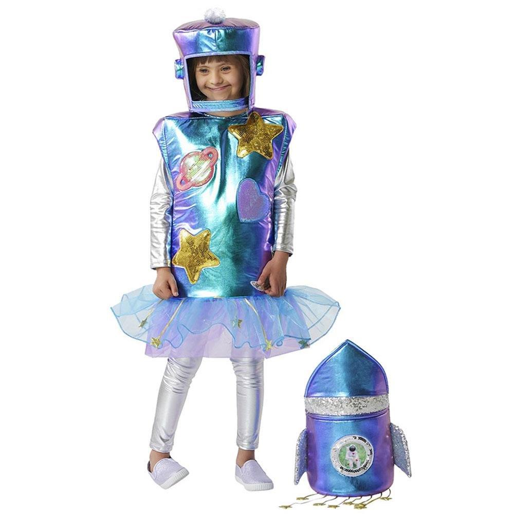 Kids Alien Spaceship Costume for Halloween School Parties and Performances - Pajamasbuy