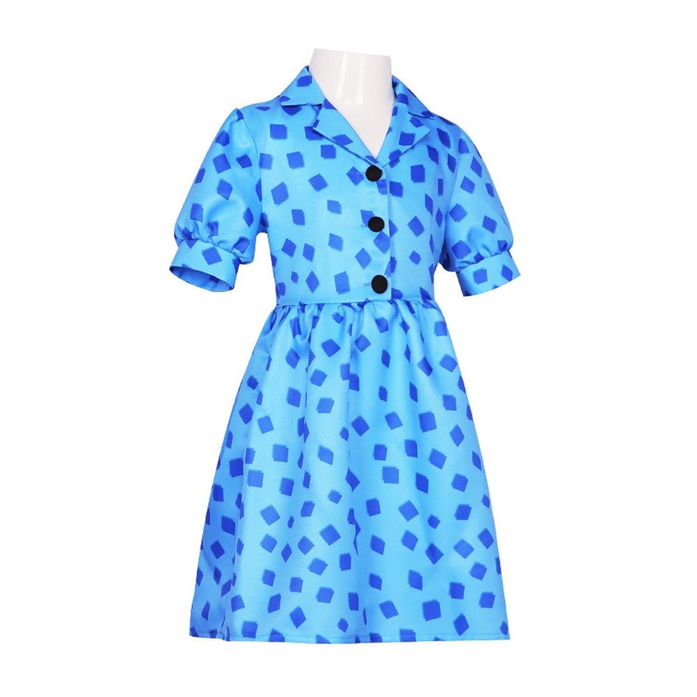 BuyKids Children Matilda the Musical Blue Cosplay Costume Dress Outfits Now Cheaper With 3 - 5 Days Ship - PajamasBuy