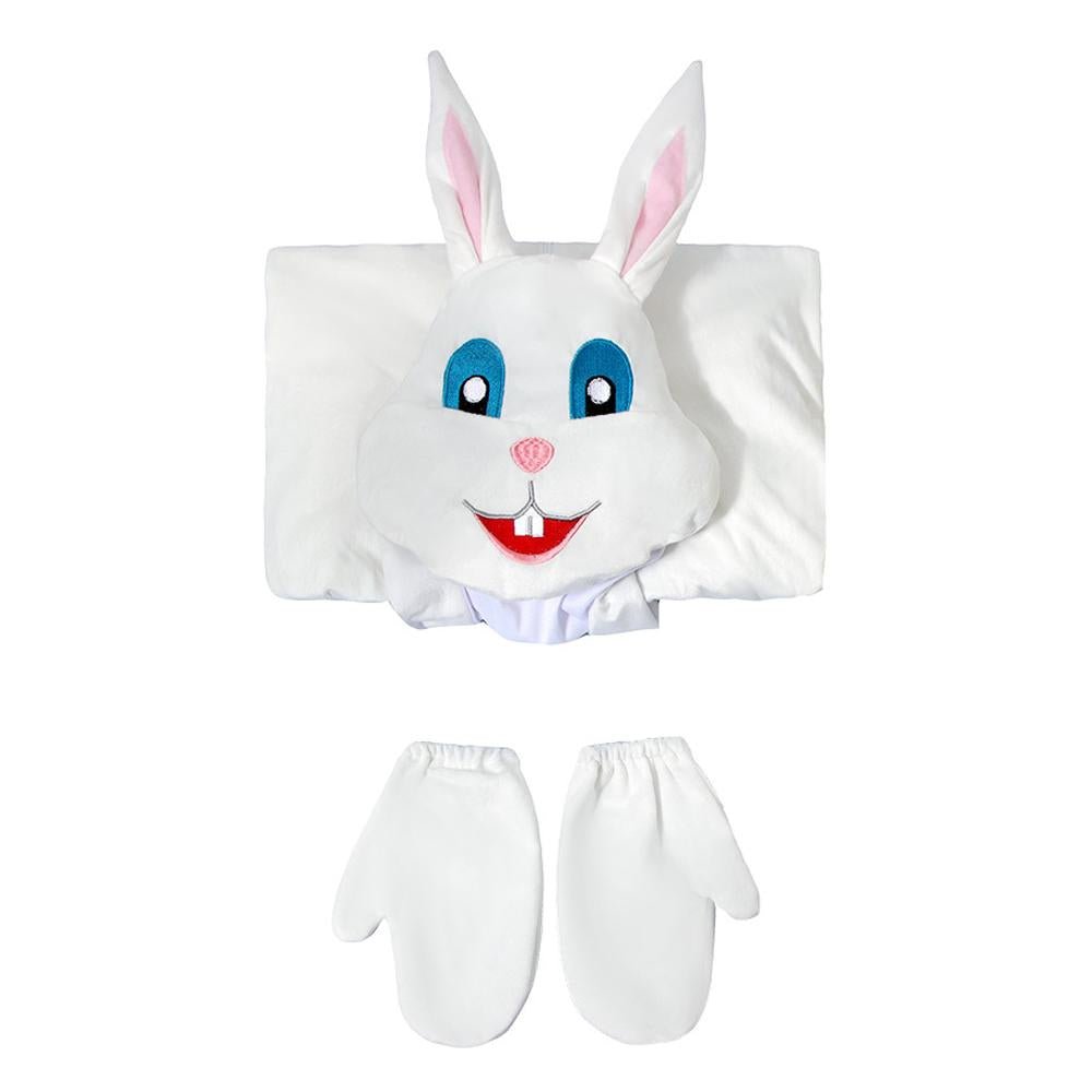 BuyKids Children White Rabbit Bunny Carrot Party Cosplay Halloween Easter Costume Now Cheaper With 3 - 5 Days Ship - PajamasBuy