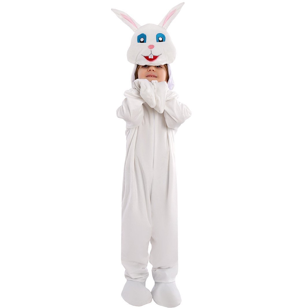 BuyKids Children White Rabbit Bunny Carrot Party Cosplay Halloween Easter Costume Now Cheaper With 3 - 5 Days Ship - PajamasBuy