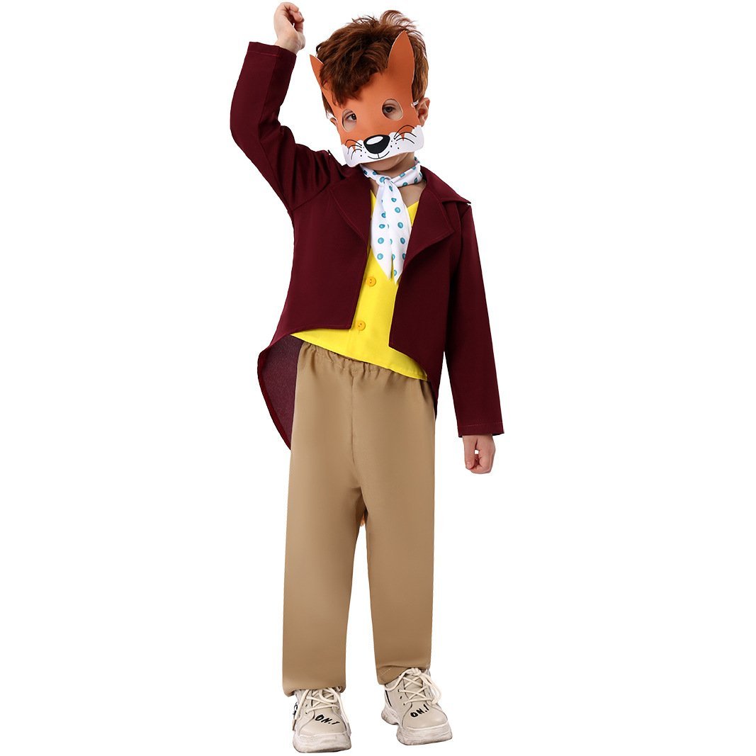 BuyKids Fantastic Mr. Fox Animal Halloween Cosplay Party Costumes Now Cheaper With 3 - 5 Days Ship - PajamasBuy