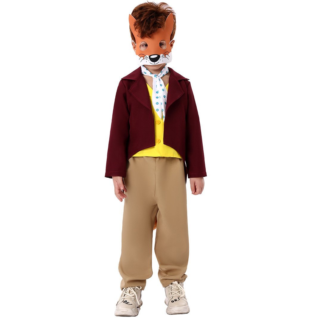 BuyKids Fantastic Mr. Fox Animal Halloween Cosplay Party Costumes Now Cheaper With 3 - 5 Days Ship - PajamasBuy