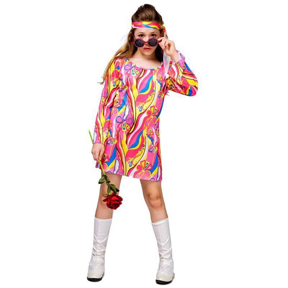 Kids Hip Hop Rock Hippie 80s Costumes Cosplay Halloween Outfit - Pajamasbuy