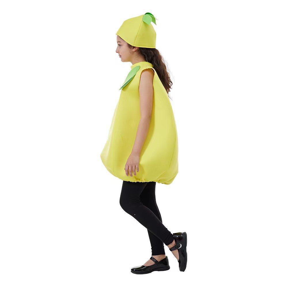 Kids Lemon Baby Fruit Jumpsuit Halloween Cosplay School Party Costumes - Pajamasbuy