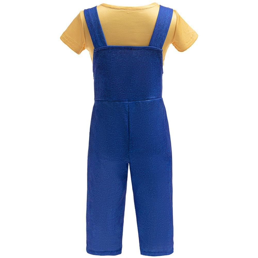 Kids Minions Cosplay Costume Boys' Suspender Outfit for Halloween Parties - Pajamasbuy