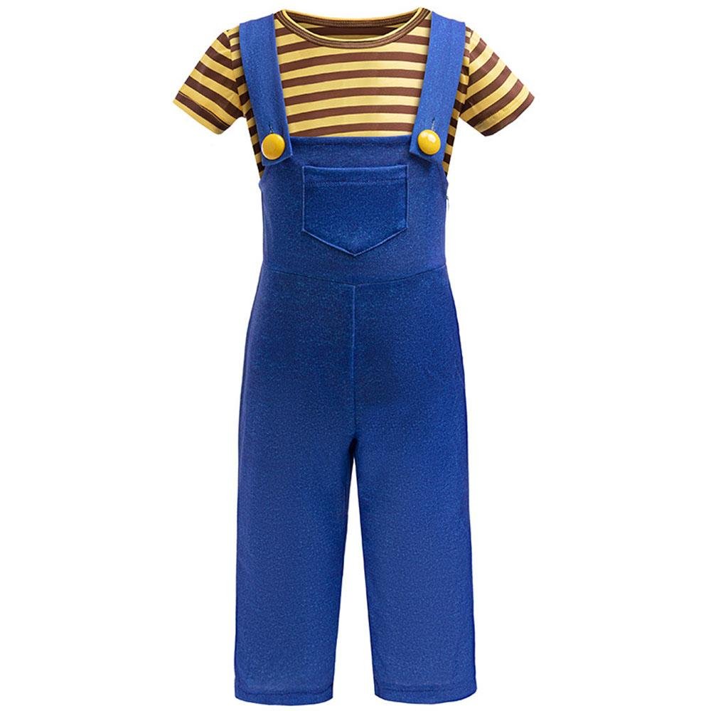 BuyKids Minions Cosplay Costume Boys' Suspender Outfit for Halloween Parties Now Cheaper With 3 - 5 Days Ship - PajamasBuy